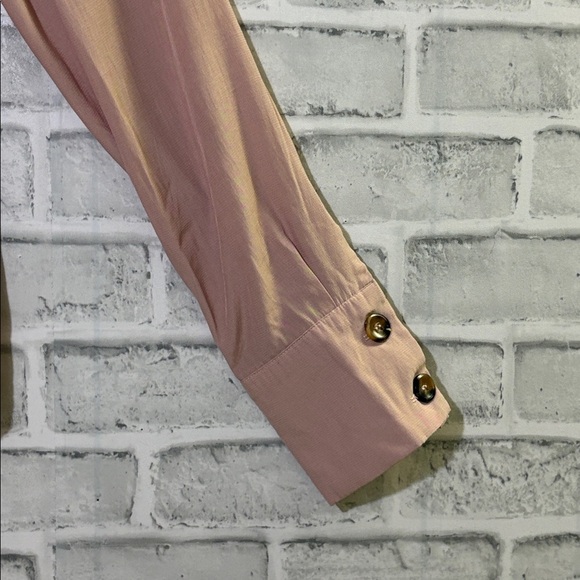 SHEIN Cold Shoulder pale Pink Long Sleeved button Top size small, lightweight - Picture 7 of 8